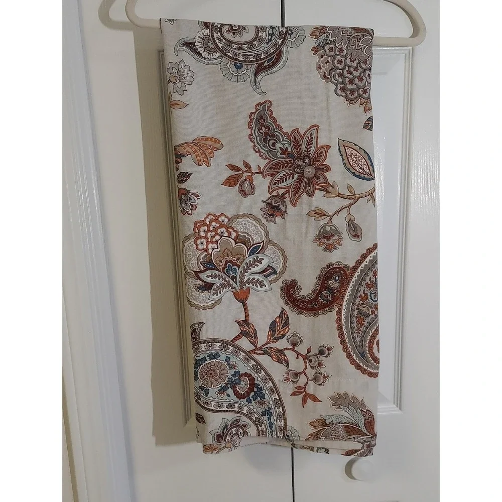 Nicole Miller Curtain Panels, 100% Cotton, Set of 2, 50